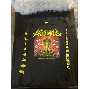 Vintage Toxic Locust Trippy Rare Long Sleeve Band T Shirt Chemistry Of Con